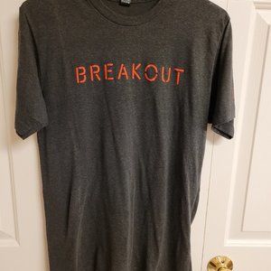 "BREAKOUT" Men's med. T shirt worn 2 times , perfect condition